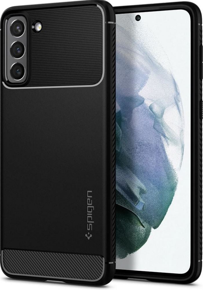 Spigen Galaxy S21 Rugged Armor Black