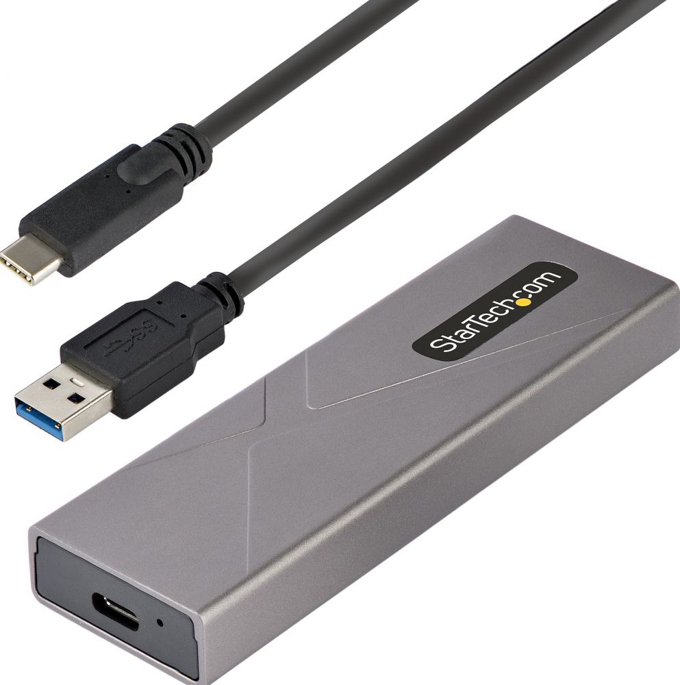StarTech.com M2-USB-C-NVME-SATA - Storage enclosure