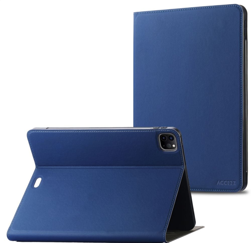 Accezz Classic Tablet Case iPad Pro 12.9 (2022) / Pro 12.9 (2021) / Pro 12.9 (2020) - Donkerblauw