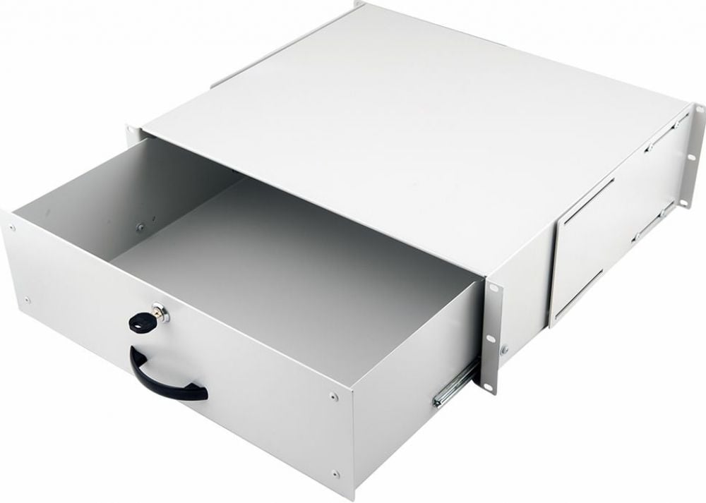 Equip schuiflade 19" voor Serverschränke 3U, afsluitbaar gr
