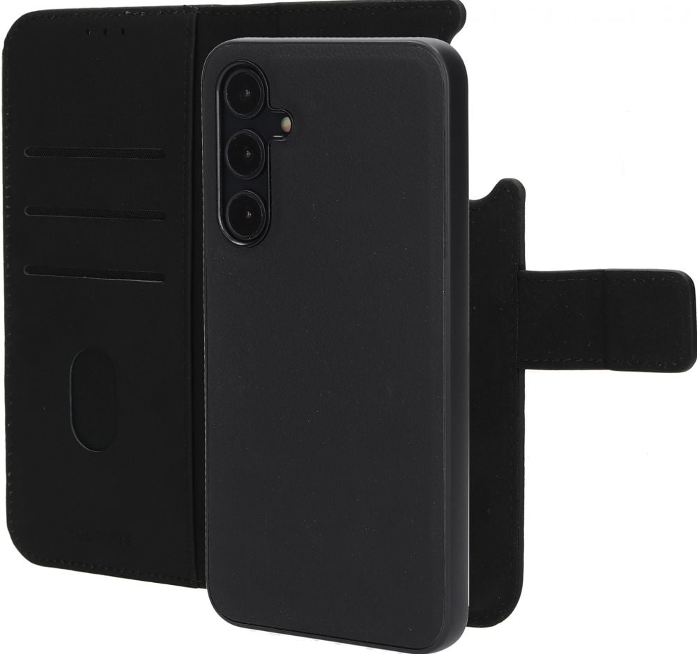 Luxe 2 in 1 Wallet Case gemaakt van echt leer Ben je opzoek naar een beschermhoesje dat zowel functioneel als stijlvol is? Dan is deze wallet case van