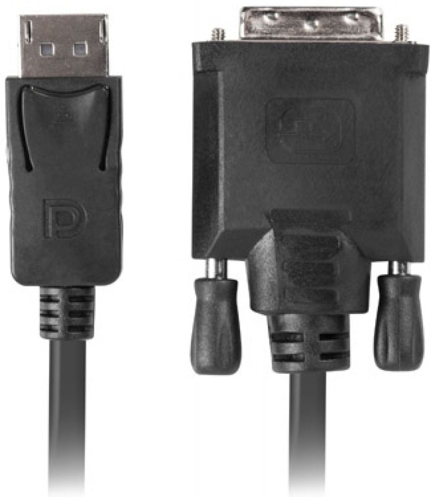 LANBERG DISPLAYPORT(M) V1.2->DVI-D(M)(24+1) 1.8M SCHWARZES D