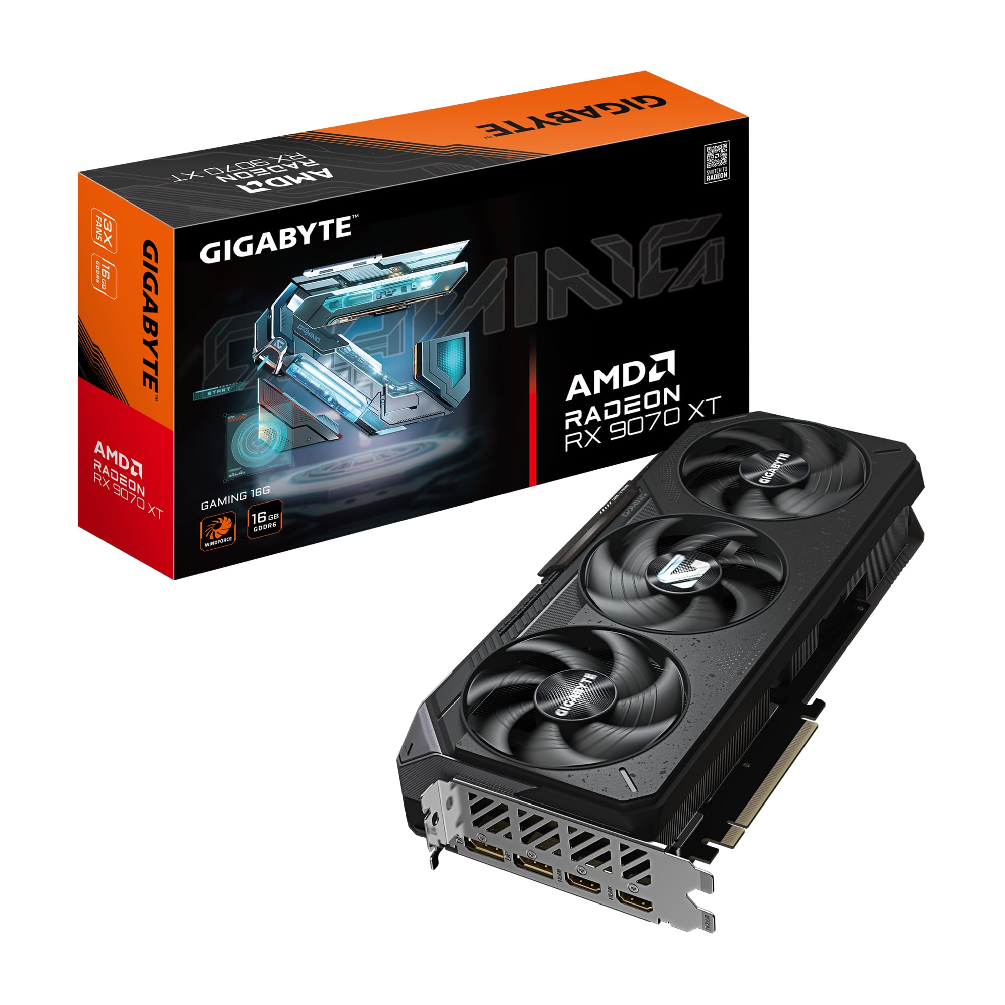 Gigabyte Radeon RX 9070 XT Gaming - Videokaart