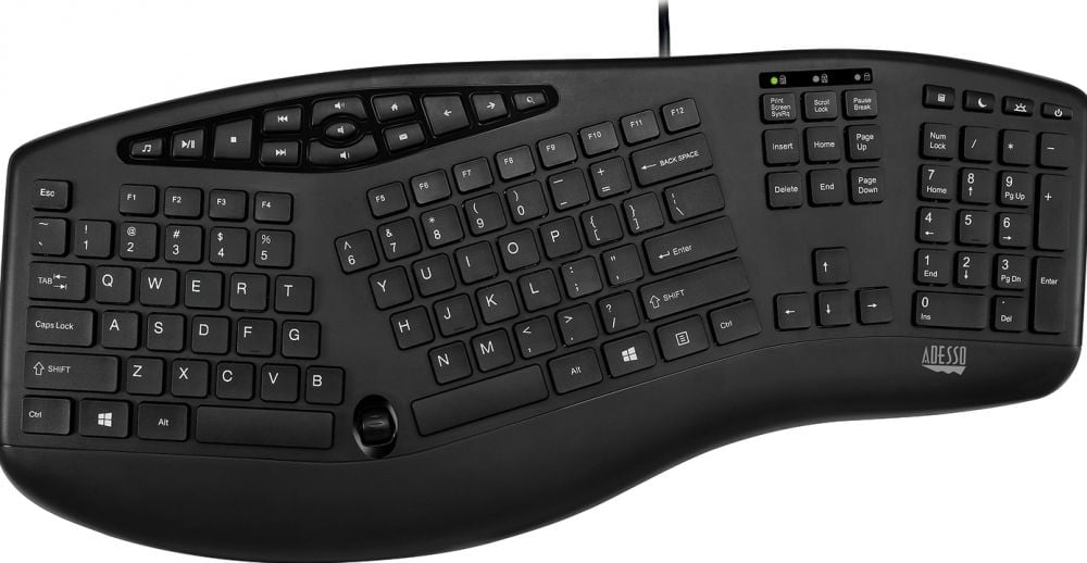 Adesso Tru-Form Media 160 - Toetsenbord