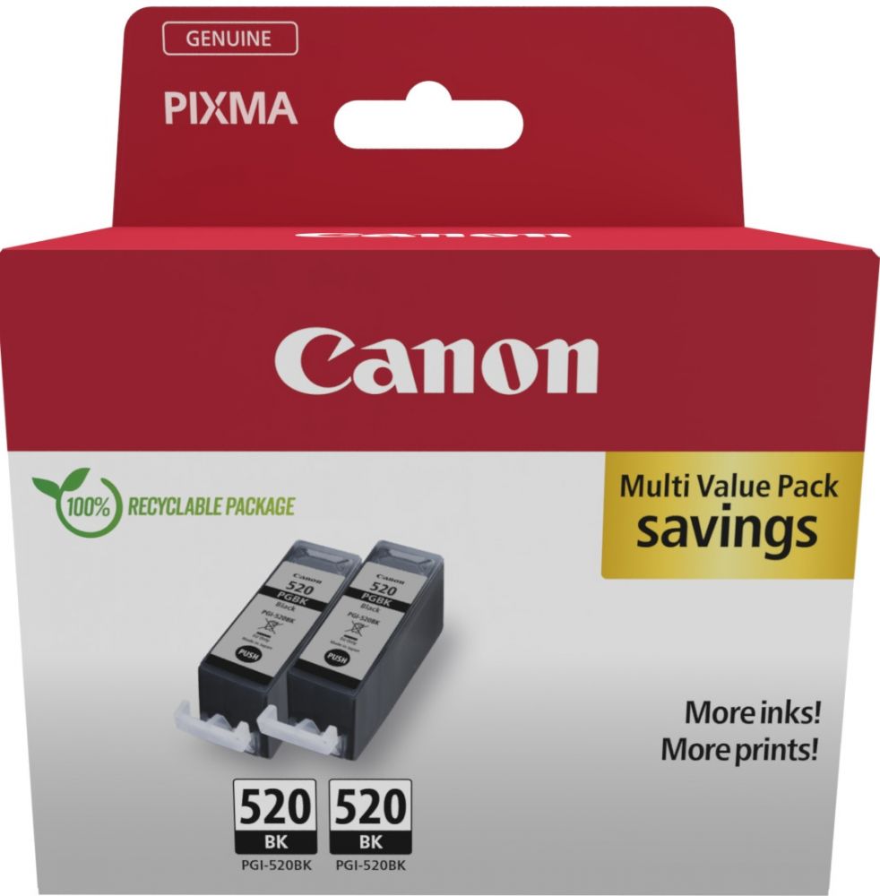 Canon PGI-520BK Twin Pack - 2