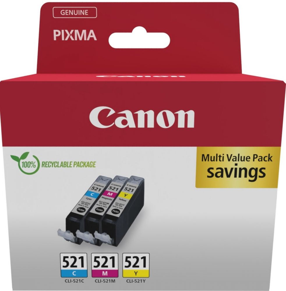 Canon CLI-521 CMY Multi pack - 3