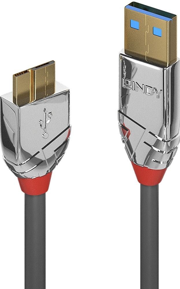 Lindy USB 3.0 Kabel Type A/Micro-B Cromo Line M/M 2m
