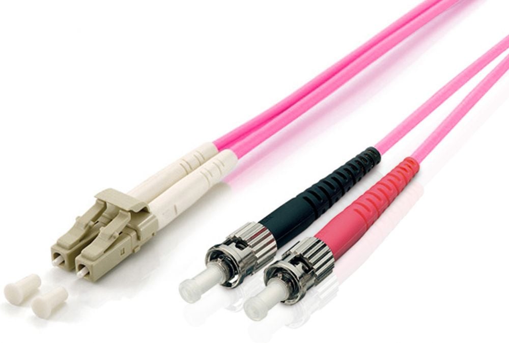 Equip 255543 Fiber Optic Patch Cord HF LC/ST 50/125u, 3m