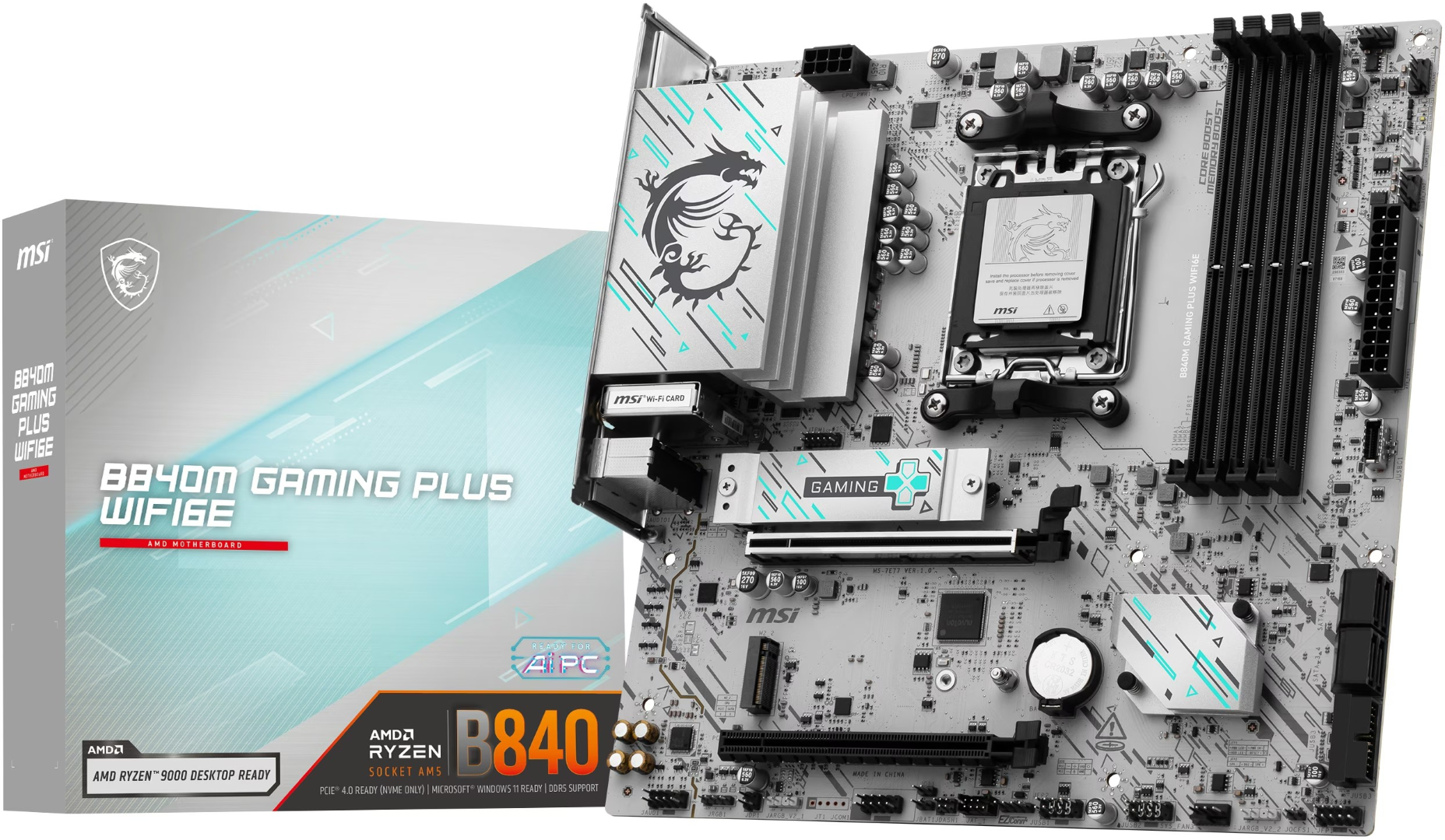MSI B840M GAMING PLUS WIFI6E - Moederbord