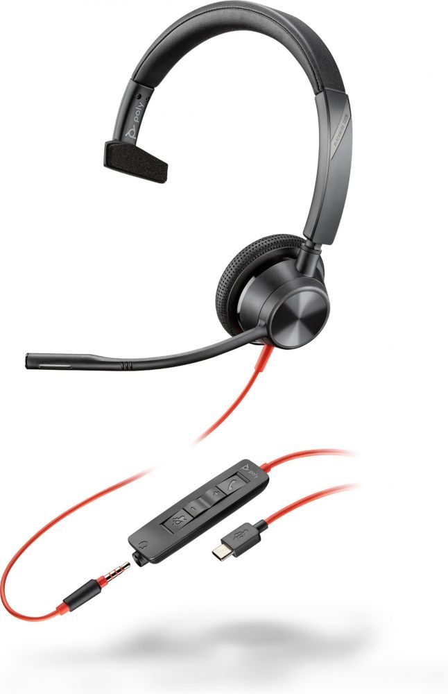 POLY Blackwire 3315 - USB-C, 3,5mm Jackplug