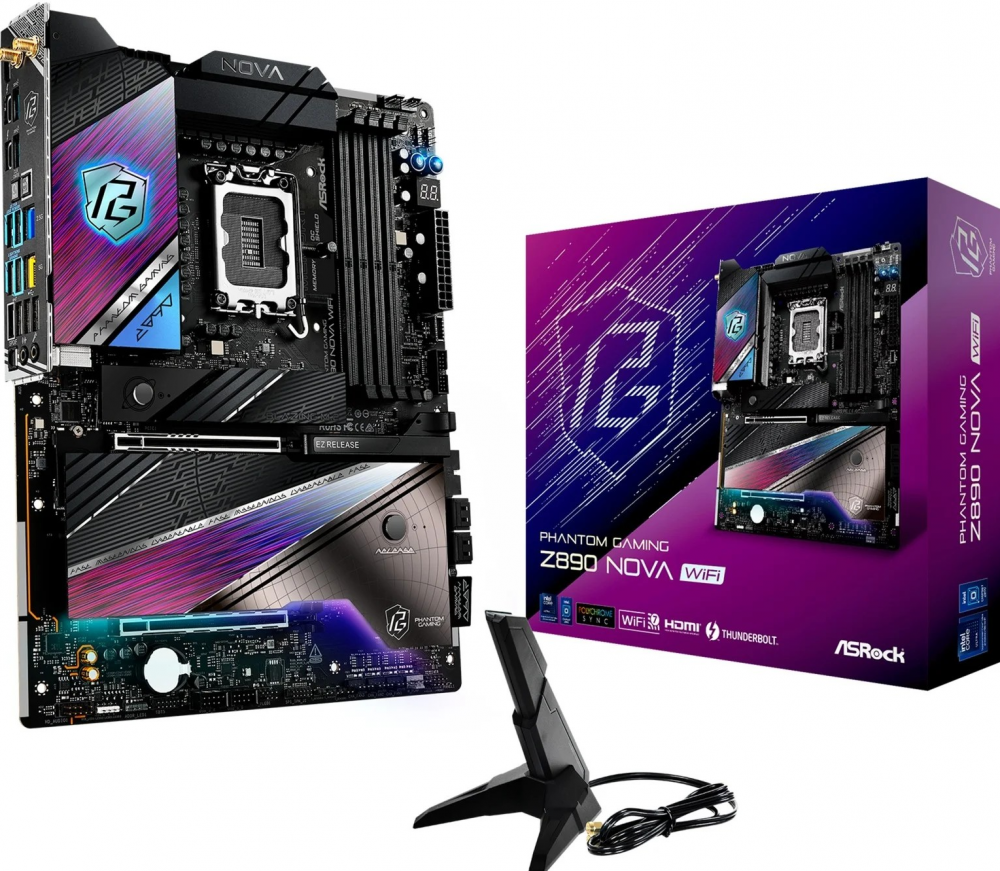 ASRock Phantom Gaming Z890 Nova WiFi - Moederbord