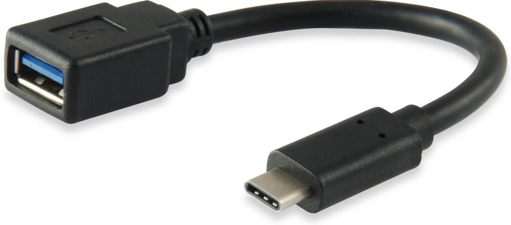 Equip USB Type C stekker auf USB 3.0 Buchse Adapter 0.15m
