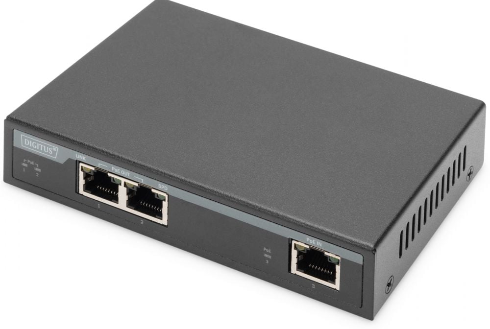 ZUB Digitus Indoor PoE Extender 2-port, 60W