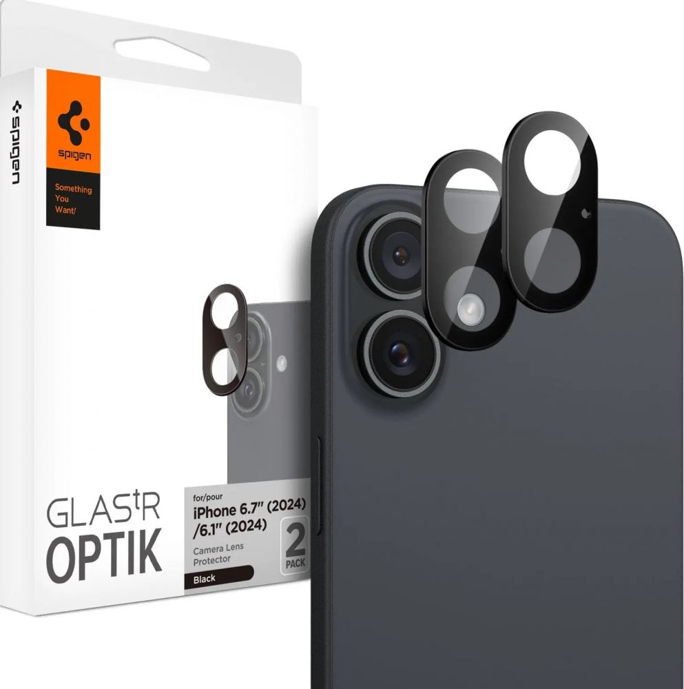 Spigen Iph 6.7in 2024 Glas.tR Optik Blac