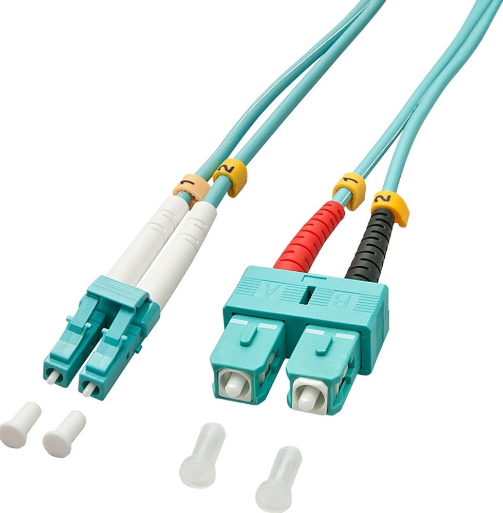 Lindy LWL-Duplexkabel LC/SC OM3 5m 50/125Ã¦m Multimode