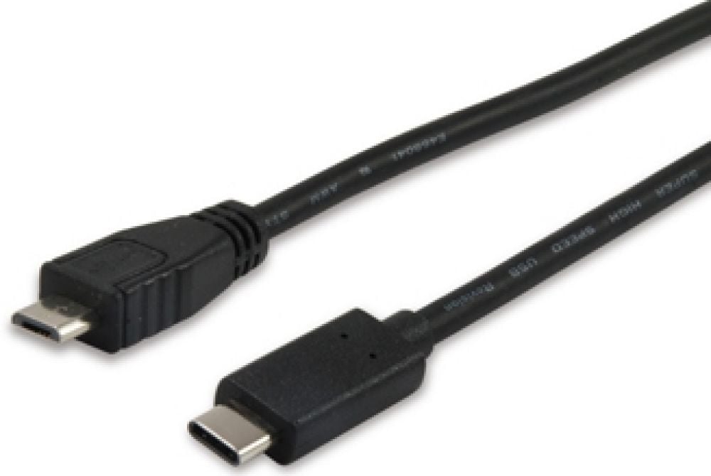 Equip USB 2.0 Kabel MicroB->C M/M 1,0m Typee C Polybeutel