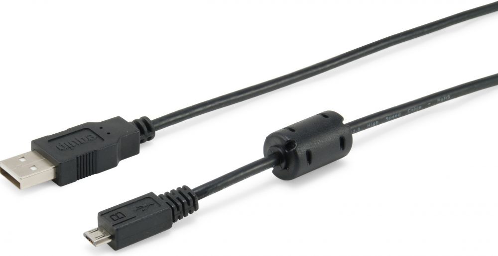 Equip 128596 USB 2.0 Cable [1m, A->MicroB, M/M, black]