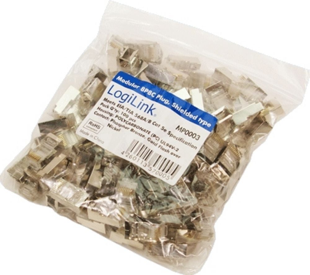 LogiLink CAT 5e modulear Plug, shielded