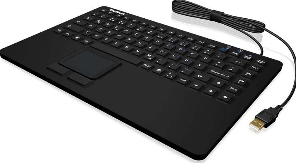 keyboard Keysonic KSK-5230IN (DE) IP68 Touchpad Silicon bulk