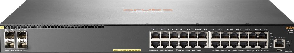 Aruba 2930F 24G PoE+ 4SFP - Switch