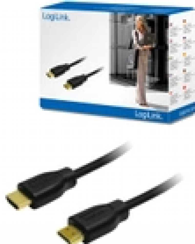 LogiLink 3 meter HDMI Zwart
