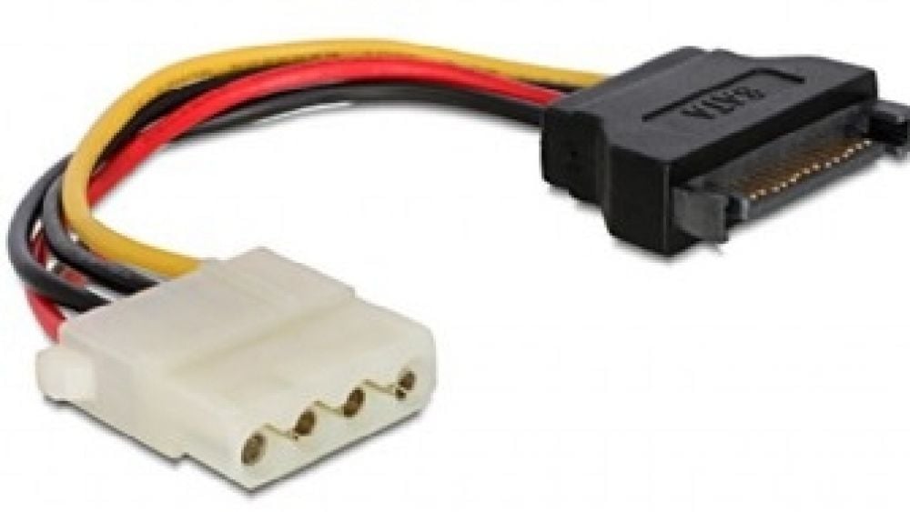 gembird SATA auf Molex Stroomkabel, 0,15 m