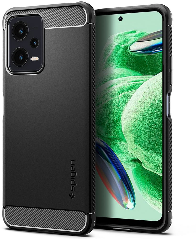 Spigen Rugged Armor - Achterzijde behuizing voor mobiele telefoon