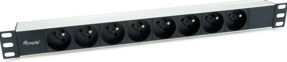 Equip Steckdosenleiste 19"(1HE)8fach CEE7/7 1,8m Kabl.(Fr)si