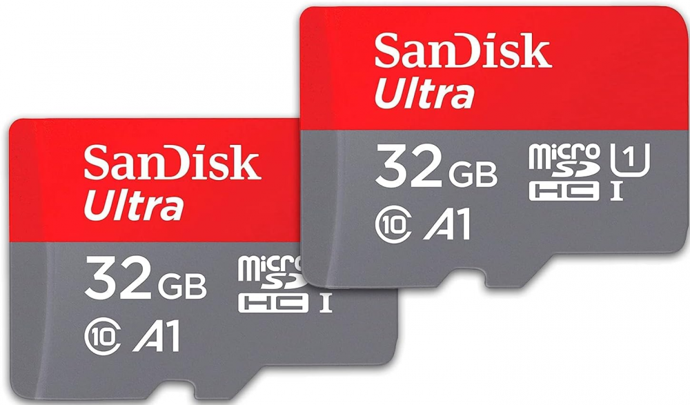 SANDISK SanDisk Ultra MicroSDHC 32GB 2-Pack - Flashgeheugenkaart