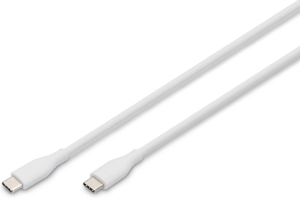 DIGITUS USB 2.0 aansluitkabel Type C -C Silicon St/St 1m w