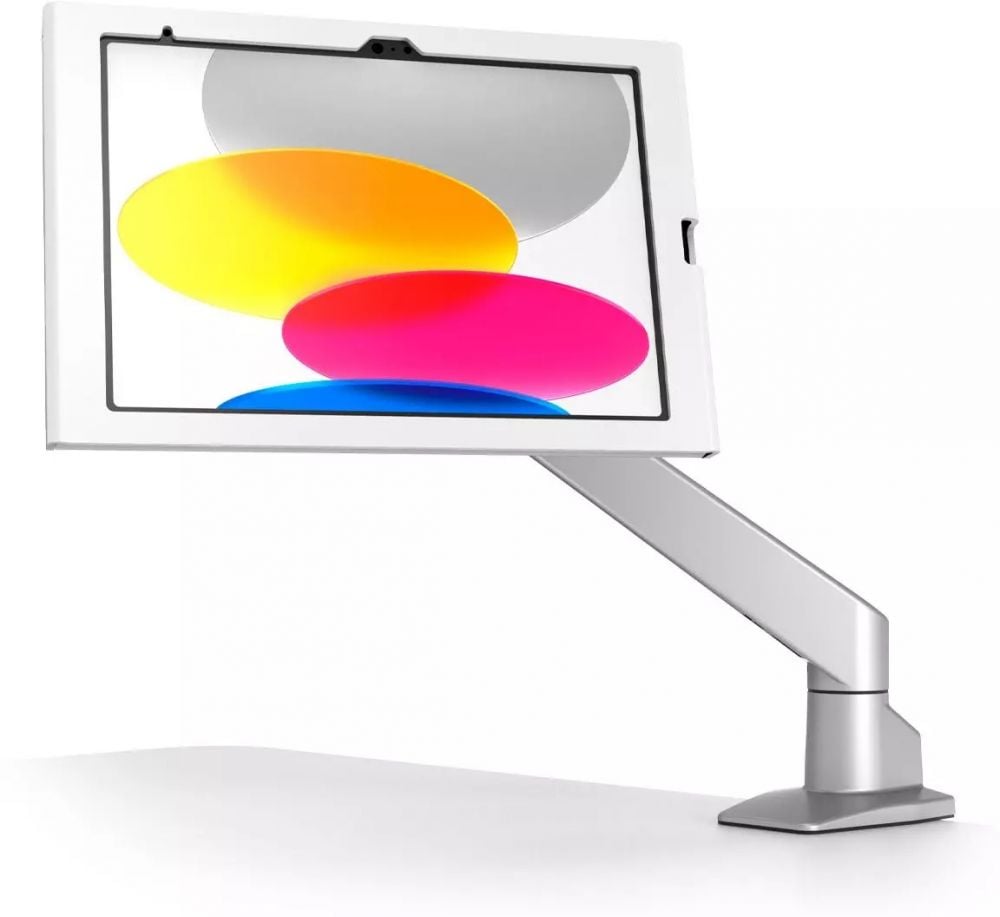 Compulocks iPad 10th-11th (A16) Gen Swell Enclosure Flex Arm Mount White - Stand