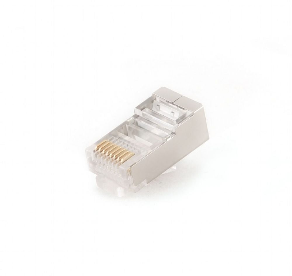 gembird Geschirmter CAT6-stekker 30u" vergoldet, 10Stk