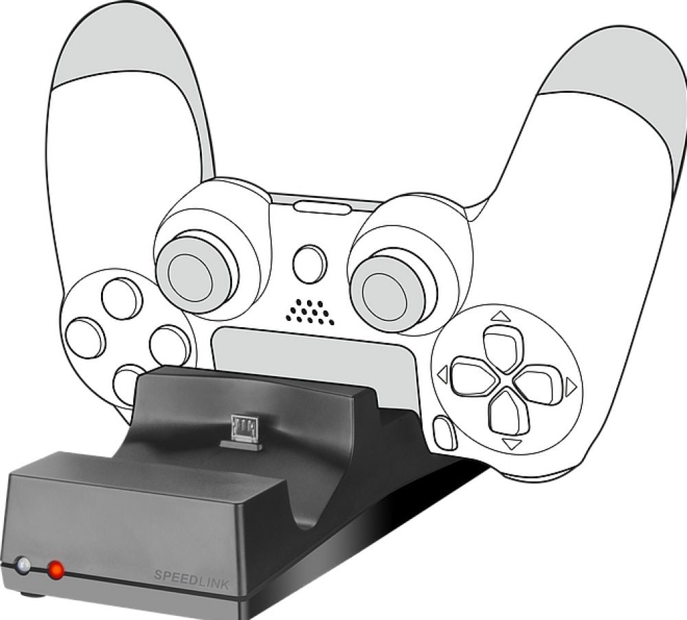 Speedlink JAZZ USB Ladegerät für PS4, schwarz retail