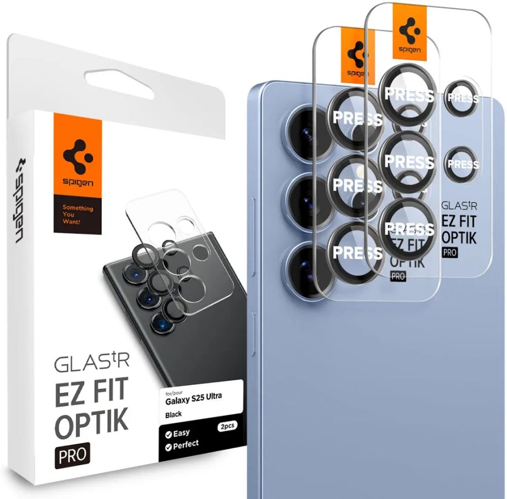 Spigen Gal S25 Ultra GlstREZFit OP HD Bl