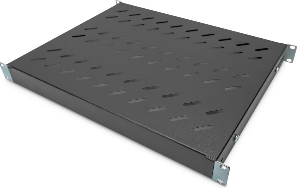 DIGITUS Professional Legbord met variabele bevestigingsrails voor vaste inbouw in 483 mm (19") kasten