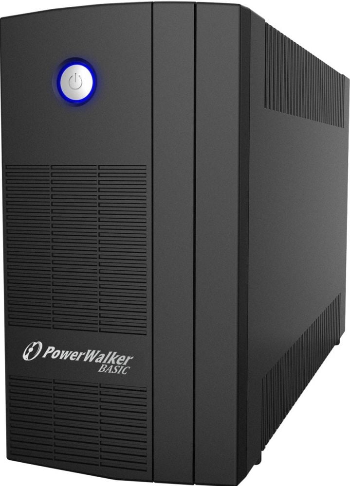 PowerWalker Basic VI 1000 SB, Line-interactive, 1 kVA, 600 W, 162 V, 290 V, 50/60 Hz