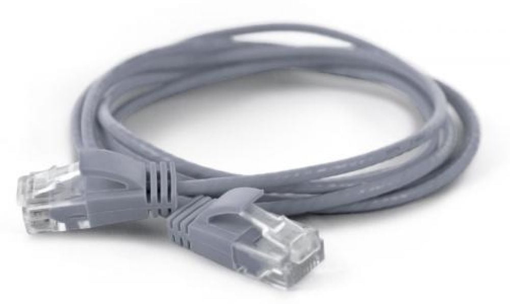 Wantec Patchkabel UTP CAT6a d=2,8mm 0,50m grijs