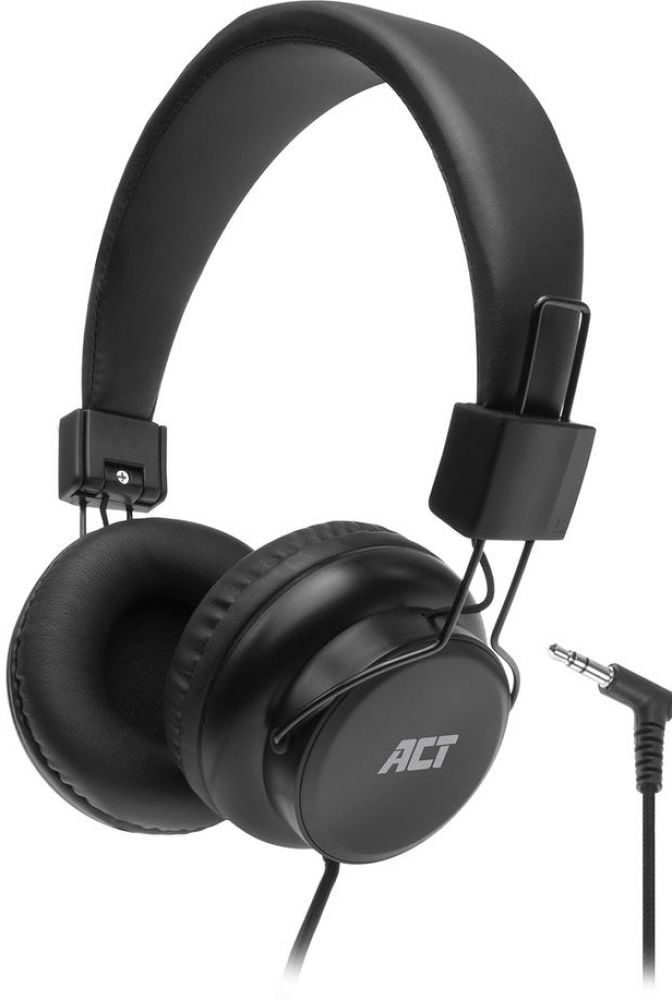 HOOFDTELEFOON ZWART. 1 stk