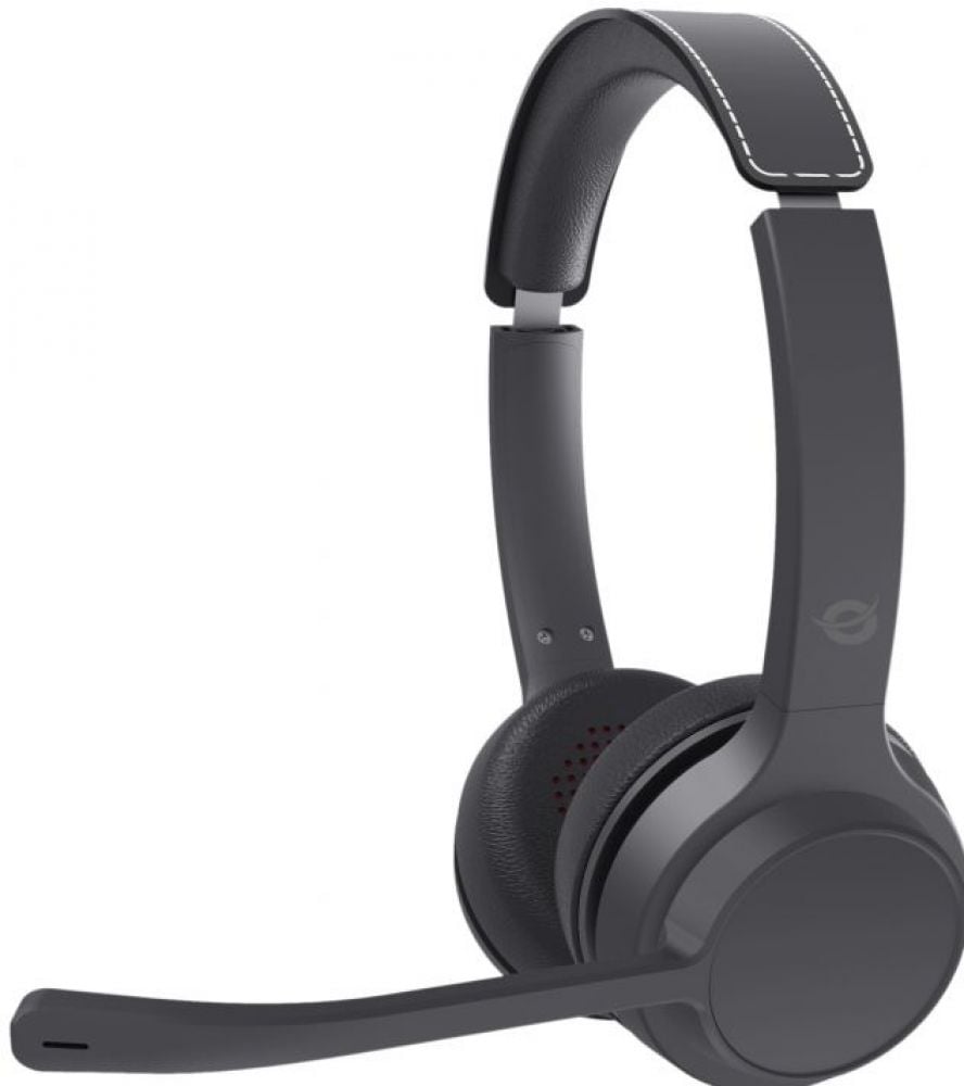 CONCEPTRONIC Headset Wireless Bluetooth met Laadstation zwart
