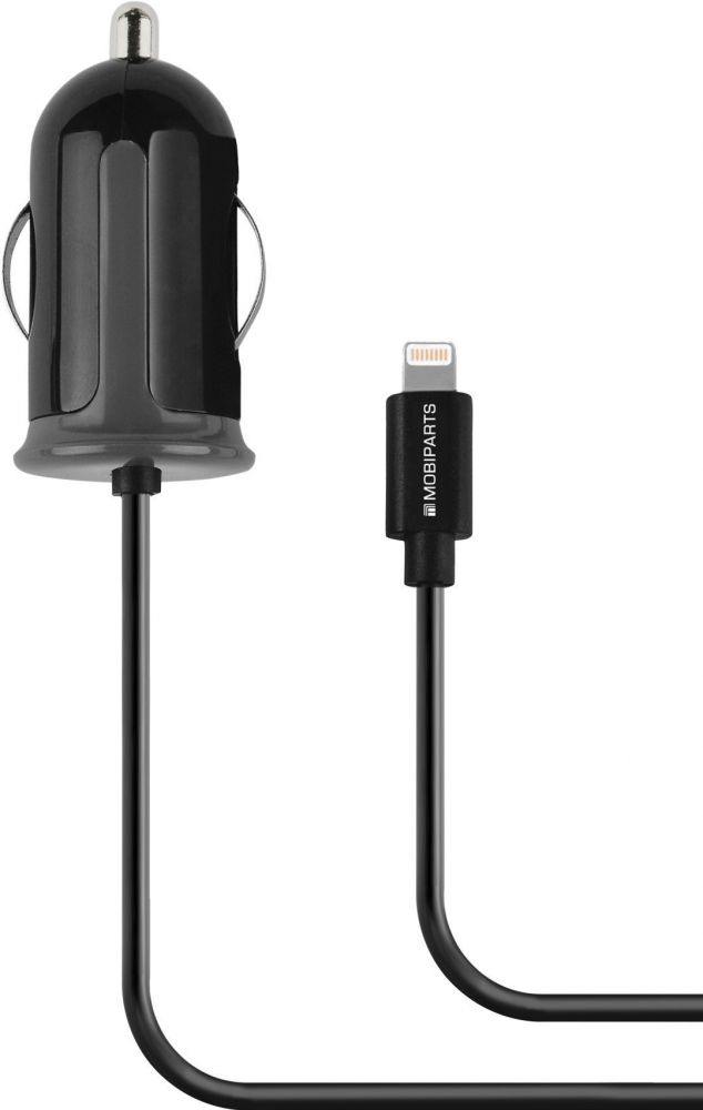 Mobiparts Car Charger Apple Lightning 2.4A Black