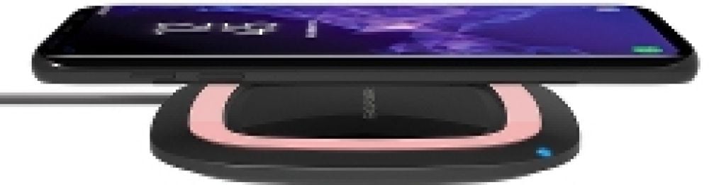 RealPower FreeCharger-10 zwart roze, wireless opladerion