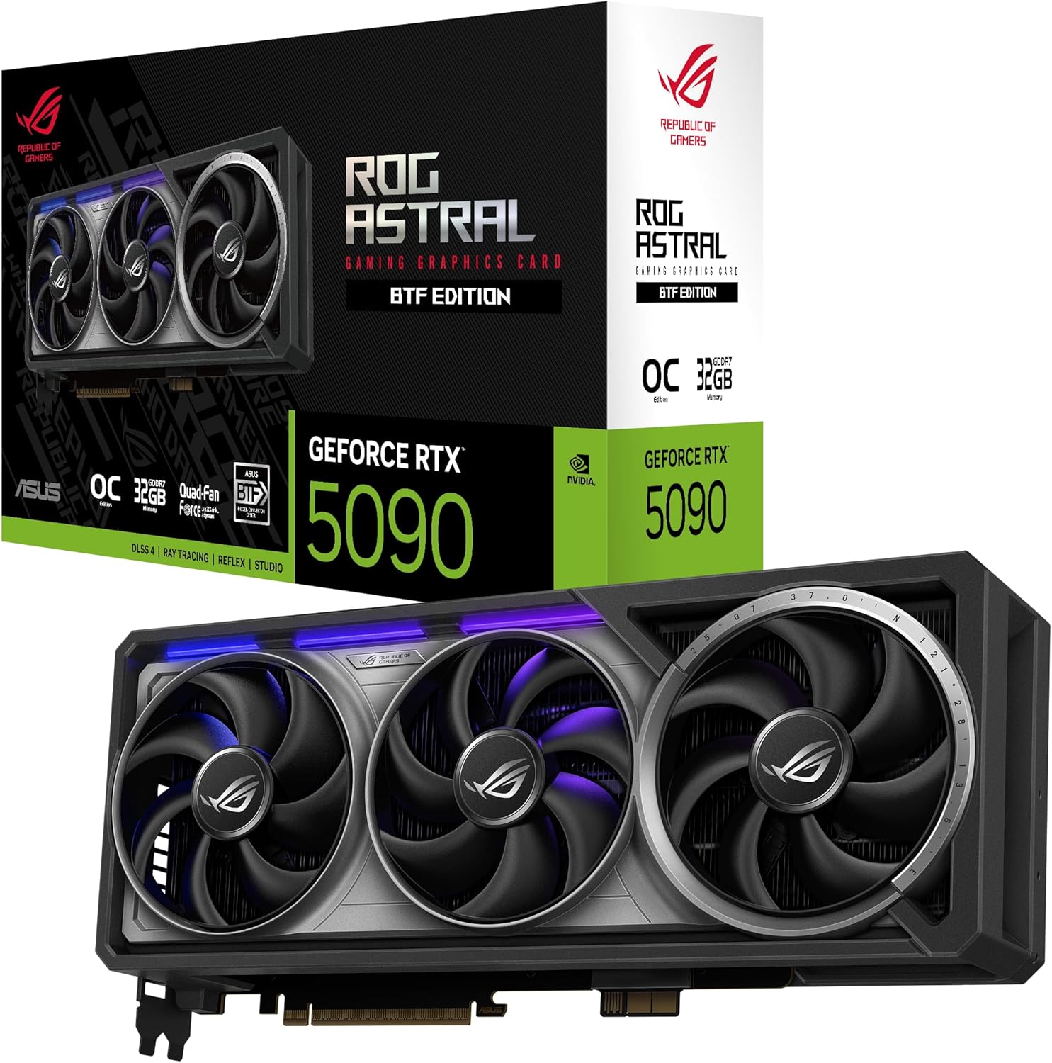 ASUS ROG Astral GeForce RTX 5090 32GB GDDR7 BTF OC Edition  - Videokaart
