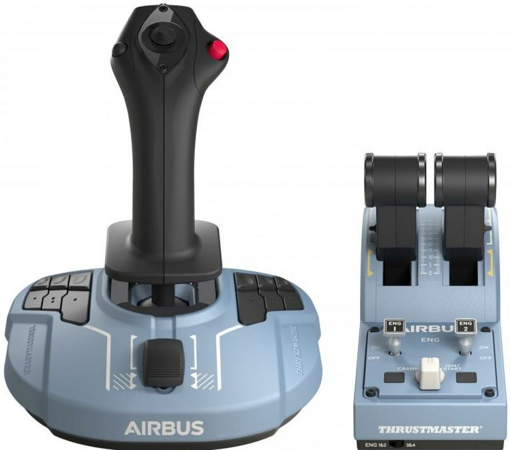 Thrustmaster Civil Aviation (TCA) Officer Pack Airbus Edition - Joystick en gaspook