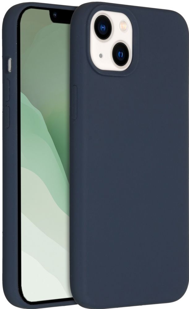 Accezz Liquid Silicone Backcover iPhone 14 Plus - Donkerblauw