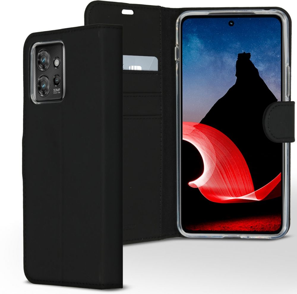 Accezz Wallet Softcase Bookcase Motorola ThinkPhone - Zwart