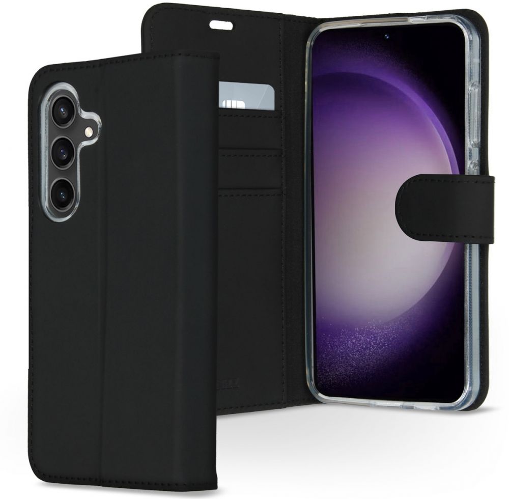 Accezz Wallet Softcase Bookcase Samsung Galaxy S24  - Zwart