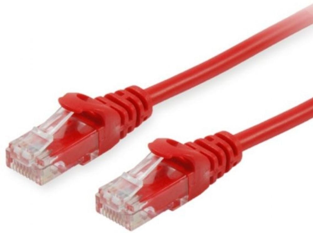 Equip Patchkabel Cat6 U/UTP 2xRJ45 0.15m rood