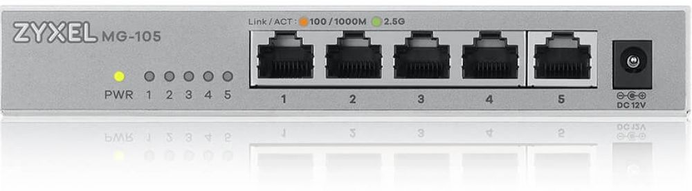 Zyxel XMG-105 5 Ports 10/2,5G MultiGig Switch unmanaged
