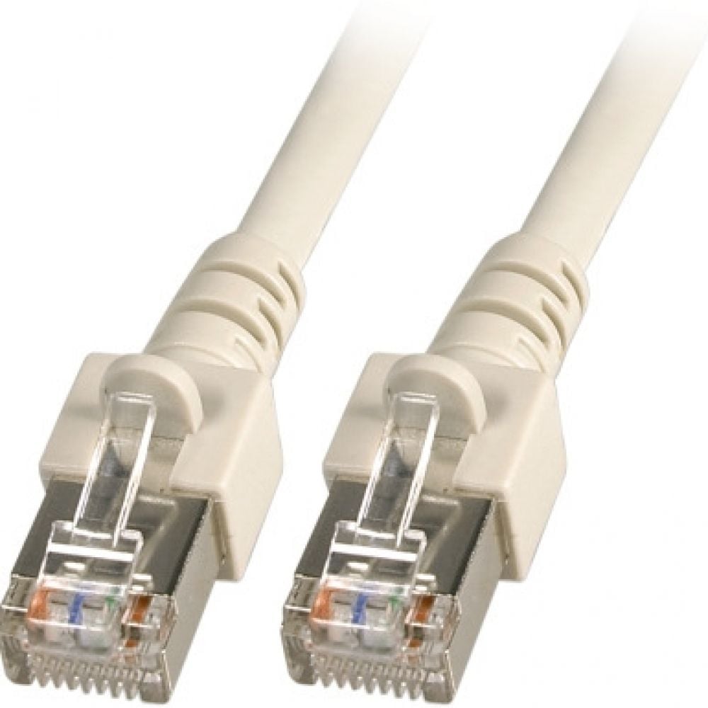 EFB RJ45 Patchkabel SF/UTP, Cat.5e, PVC, CCA, 0,25m, grijs