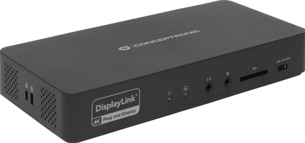 CONCEPTRONIC Dock 17-in-1 USB-C->HDMI,DP 4K/60Hz,GbE,USB-C